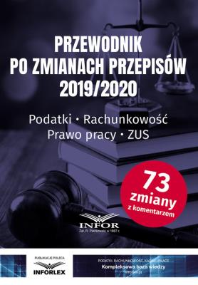 Okładka książki Przewodnik po zmianach przepisów 2019/2020