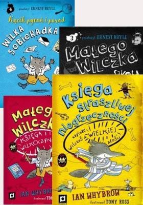 Przygody Małego Wilczka Pakiet 4 książek. Autor: Whybrow Ian. SmakLiter.pl Okładka książki Przygody Małego Wilczka Pakiet 4 książek