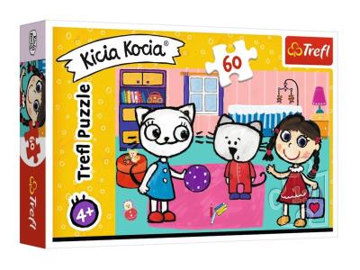Opakowanie Puzzle 60 Kicia Kocia z przyjaciółmi TREFL