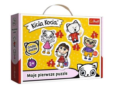 Opakowanie Puzzle Baby Classic - Wesoła Kicia Kocia TREFL