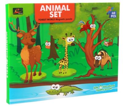 Opakowanie Puzzle magnetyczne - zwierzęta