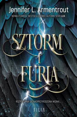 Sztorm i Furia. Autor: J. Lynn (Jennifer L. Armentrout). SmakLiter.pl Okładka książki Sztorm i Furia