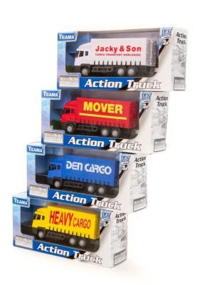 Opakowanie Teama ciężarówka Scania czerwona 1:87