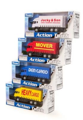 Opakowanie Teama ciężarówka Scania niebieska 1:87