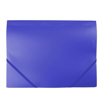 Opakowanie Teczka plastikowa z gumką niebieska D.RECT