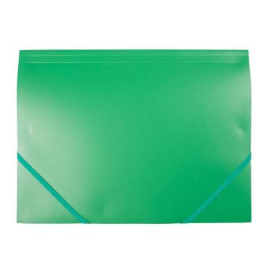 Opakowanie Teczka plastikowa z gumką zielona D.RECT