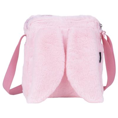 Opakowanie TOREBKA PLUSZOWA Z USZAMI RÓŻOWA