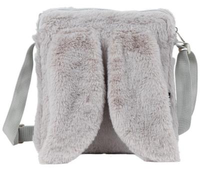 Opakowanie TOREBKA PLUSZOWA Z USZAMI SZARA