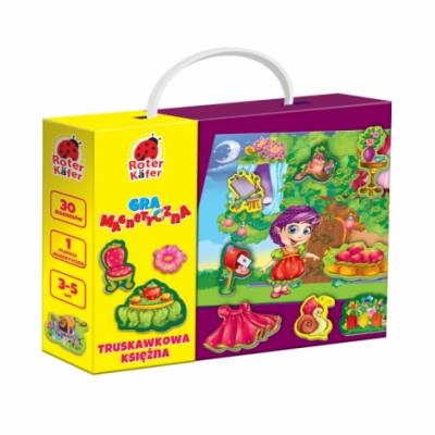 Truskawkowa księżna gra magnetyczna. Wydawca: Roter Kafer. SmakLiter.pl Opakowanie Truskawkowa księżna gra magnetyczna