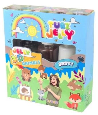 Opakowanie Tubi Jelly 3 kolory - Zwierzątka TUBAN
