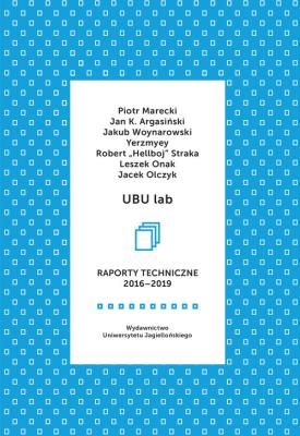 Okładka książki UBU lab. Raporty techniczne 2016-2019