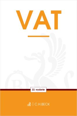 VAT WYD. 22. Autor: Opracowanie zbiorowe. SmakLiter.pl Okładka książki VAT WYD. 22