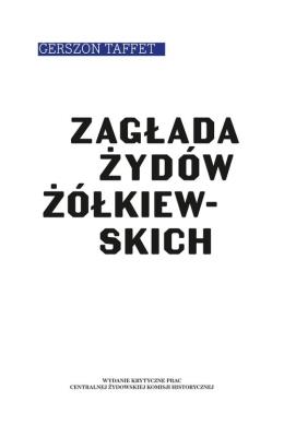 Okładka książki Zagłada Żydów żółkiewskich