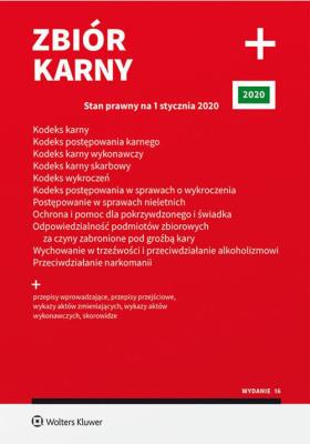 Okładka książki Zbiór karny PLUS 2020