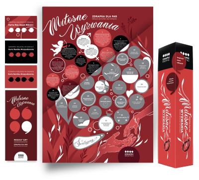 Opakowanie Zdrapka dla par. Miłosne Wyzwania