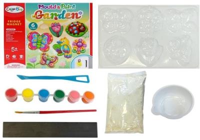 Zestaw kreatywny DIY gipsowe magnesiki ogrodowe. Wydawca: Lean Toys. SmakLiter.pl Opakowanie Zestaw kreatywny DIY gipsowe magnesiki ogrodowe