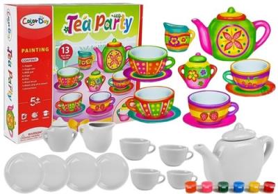 Zestaw Kreatywny Filiżanki Do Malowania Porcelana. Wydawca: Lean Toys. SmakLiter.pl Opakowanie Zestaw Kreatywny Filiżanki Do Malowania Porcelana