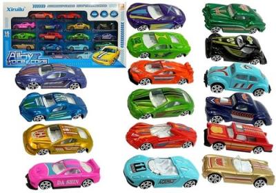 Zestaw samochodów resoraków 16 Autek. Wydawca: Lean Toys. SmakLiter.pl Opakowanie Zestaw samochodów resoraków 16 Autek