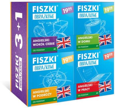 ANGIELSKI OD PODSTAW FISZKI OBRAZKOWE. Autor: Opracowanie zbiorowe. SmakLiter.pl Okładka książki ANGIELSKI OD PODSTAW FISZKI OBRAZKOWE