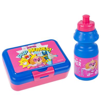 Opakowanie Bidon 350ml + pudelko śniadaniowe Psi Patrol