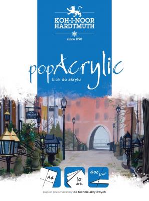 Opakowanie Blok Pop Acrylic A4/10 arkuszy 400g