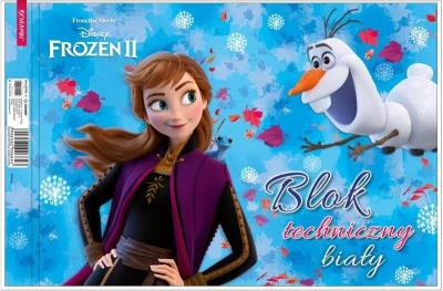 Opakowanie Blok techniczny biały A4/10K Frozen II