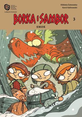 Borka i Sambor Część 3 Smok. Autor: Żukowska Elżbieta. SmakLiter.pl Okładka książki Borka i Sambor Część 3 Smok