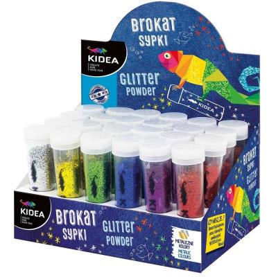 Brokat sypki 7g (24szt) KIDEA. Wydawca: Derform. SmakLiter.pl Opakowanie Brokat sypki 7g (24szt) KIDEA