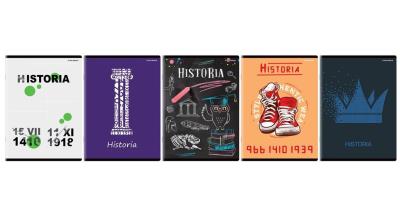 Opakowanie Brulion A5/80K kratka Historia (5szt)