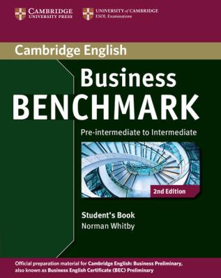 Business Benchmark Pre-Intermediate to Intermediate Student's Book BEC. Autor: Whitby Norman. SmakLiter.pl Okładka książki Business Benchmark Pre-Intermediate to Intermediate Student's Book BEC