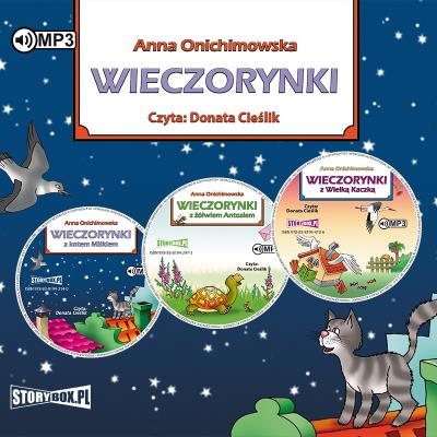 Okładka książki CD MP3 Pakiet Wieczorynki z kotem Miśkiem / Wieczorynki z żółwiem antosiem / Wieczorynki z Wielką Kaczką