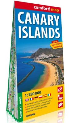 Comfort! map Wyspy Kanaryjskie 1:150 000. Autor:   Praca zbiorowa. SmakLiter.pl Okładka książki Comfort! map Wyspy Kanaryjskie 1:150 000