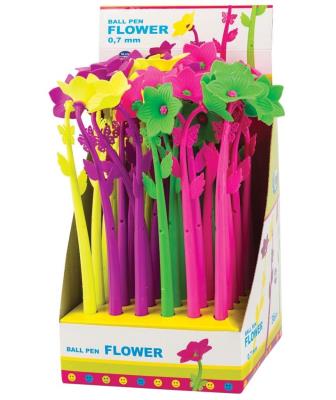 Opakowanie Długopis kulkowy Fancy Flower 80415 nieb. (36szt)
