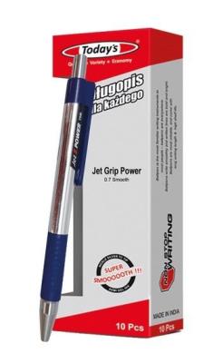 Długopis Today's Jet Grip Power Blue (10szt). Wydawca: Noster. SmakLiter.pl Opakowanie Długopis Today's Jet Grip Power Blue (10szt)