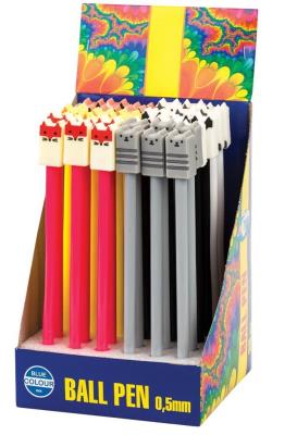 Opakowanie Długopis żelowy Fancy Animal (36szt) nieb 80739