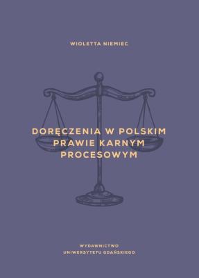 Okładka książki Doręczenia w polskim prawie karnym procesowym