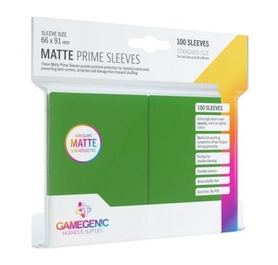 Opakowanie Gamegenic: Matte Prime CCG Sleeves 66x91mm Green
