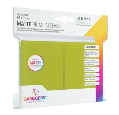 Opakowanie Gamegenic: Matte Prime CCG Sleeves 66x91mm Lime