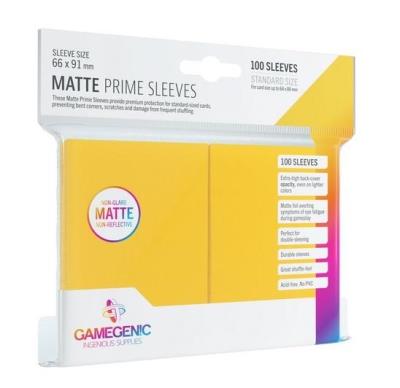 Opakowanie Gamegenic: Matte Prime CCG Sleeves 66x91mm Yellow