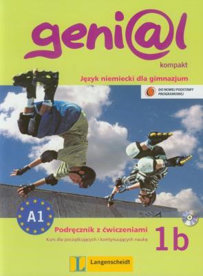 Genial kompakt 1B KB+AB+CD ''L. Autor: Funk H., S. Keller, M. König, U. Koithan. SmakLiter.pl Okładka książki Genial kompakt 1B KB+AB+CD ''L
