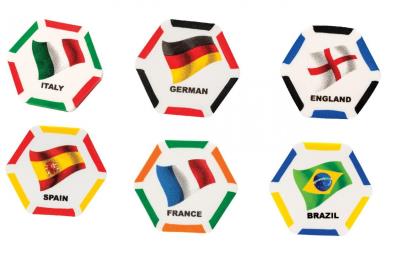 Opakowanie Gumka do ścierania Flagi mix 85551