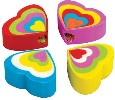 Gumka do ścierania Serce mix 88029. Wydawca: Centrum. SmakLiter.pl Opakowanie Gumka do ścierania Serce mix 88029