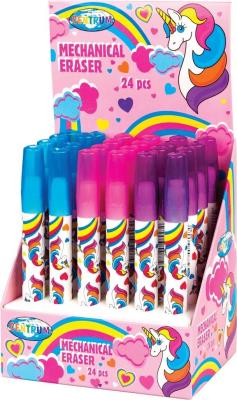 Opakowanie Gumka do ścierania w długop. Unicorn (24szt) 80077