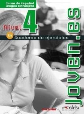 Joven.es 4 ćwiczenia. Autor: Maria Palomino. SmakLiter.pl Okładka książki Joven.es 4 ćwiczenia