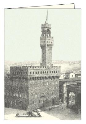 Opakowanie Karnet z kopertą ITW 008 Firenze Piazza Signoria
