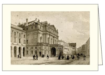 Opakowanie Karnet z kopertą ITW 013 Milano Teatro alla Scala