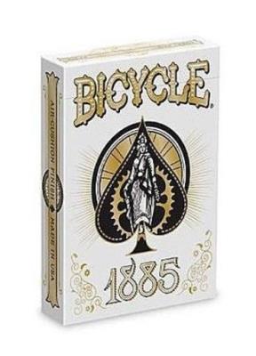 Karty 1885 BICYCLE. Wydawca: United States Playing Card Company. SmakLiter.pl Opakowanie Karty 1885 BICYCLE