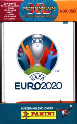 Opakowanie Karty UEFA EURO 2020 Adrenalyn XL Puszka kolekcjonera