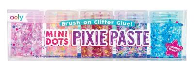 Opakowanie Klej z brokatem Mini Dots Pixie Paste 5 kolorów