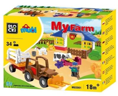 Opakowanie Klocki Blocki Mubi MyFarm 34 el.